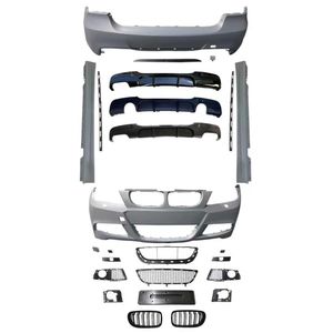 Nuevo Tipo de parachoques de coche E90 M Kit de carrocería de estilo deportivo para <span class=keywords><strong>BMW</strong></span> Serie 3 E90 parachoques delantero parachoques trasero faldas laterales MT piezas de carrocería <span class=keywords><strong>2005</strong></span>-2010 - Product Image 3