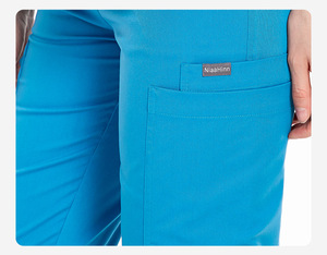 Pantaloni dritti in <span class=keywords><strong>pizzo</strong></span> con cerniera set completo da donna uniforme medico e infermiere per bambini Costume da festa per donne chiesa - Product Image 5