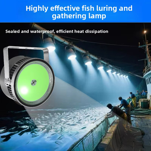 Luces de Pesca Subacuáticas de Alta Penetración de 1000W, Color Cian, para Pesca Nocturna en Barcos Oceánicos, Atraen Peces, con Clasificación IP67 para Pesca en Aguas Profundas - Product Image 3