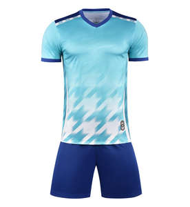 Conjuntos de uniformes de fútbol para hombres adultos secos al por mayor personalizados 100% poliéster uniformes deportivos de fútbol para hombres camisetas deportivas de fútbol - Product Image 5