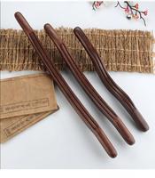 Rodillo de Masaje Corporal de Madera Natural Wenge, Herramienta Manual de Relajación Muscular, Ecológica, para Spa, Salón, Hogar, Profesional