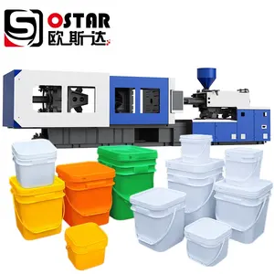 China Good Price 5l 10l 15l 18l 20l 5 Gallon Plastic Square Bucket Container Making Injection Molding Machine