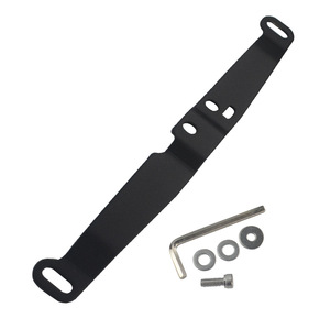Poyracing Dual Horn <b>Bracket</b> For 2008-2014 Subaru WrX Sti <b>Black</b> Iron Mounting <b>Bracket</b> With Hardware Kit - Product Image 3