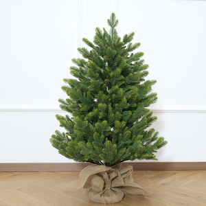 New Arrival Christmas Decoration, Two-Tone PE Christmas <b>Tree</b>, Tabletop Ornament for Holiday Decor - Product Image 1