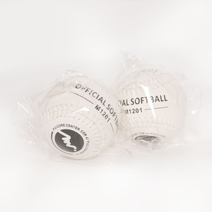 Logo personalizzato palline da Softball in pelle crosta bianca da 11/12 pollici palline da Softball M1201 ufficiali <span class=keywords><strong>Miyagi</strong></span> da 12 pollici - Product Image 5