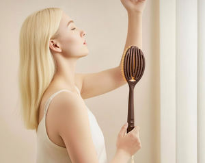 Brosse de bain à poils, brosse corporelle à long manche pour le dos, brosse sèche domestique douce pour le dos - Product Image 4