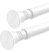 <span class=keywords><strong>Tringle</strong></span> à rideau moderne en acier inoxydable noir, réglable de 28 à 48 pouces, à tension par ressort, <span class=keywords><strong>sans</strong></span> perçage, pour salle de bain et douche - Product Image 2