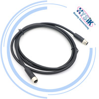 Cables Adaptadores NMEA2000 Roscados M12 con Revestimiento de PVC, Clasificación IP68, Compatibles con Garmin, Lowrance, Simrad, Electrónica Náutica