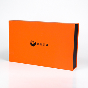Custom Paper Rigid Cardboard Packaging Magnetic Closure Lid Foldable Rigid Box