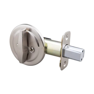 Pêne dormant de porte d'entrée à clé avec caractéristiques antivol et durables Un côté à clé et bouton tournant à l'intérieur Loquet réglable à 2 voies - Product Image 1
