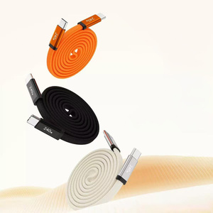 Cable de Datos Magnético USB-C a Tipo-C de 240W, Trenzado, Retráctil de 1m, Apto para Tablets/Teléfonos Móviles - Product Image 1