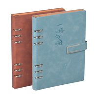 Carnet de bureau OEM à anneaux en métal épaissi pour réunions d'affaires, fabrication en usine
