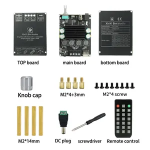 XY-Y100H HIFI-level 100W*2 stereo BT digital power <b>amplifier</b> module dual channel with remote control Y100H - Product Image 5