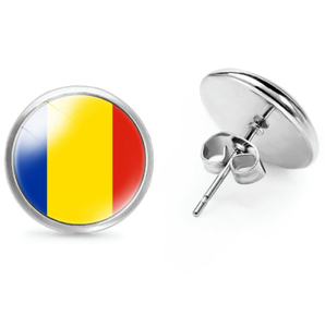 أقراط علم مالطا بالجملة، مجوهرات مستوحاة من المعدن للجنسين، أقراط مخصصة - Product Image 6