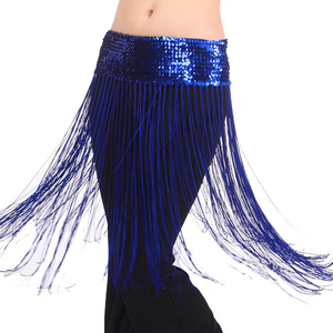 Lady's Belly Oriental Dance Fringe Tassel Brilliant Hip Bufanda Cinturón Falda - Product Image 2