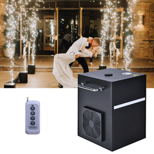 Boîte de ce thé en poudre de titane pour fête de mariage, base rotative à froid, pyrotechniques, brillant - Product Image 5