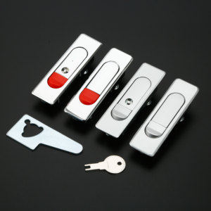 MS509 công nghiệp hợp kim kẽm Bảng điều chỉnh cửa phẳng khóa không thấm nước đẩy nút và phím cho cửa tủ điện - Product Image 2