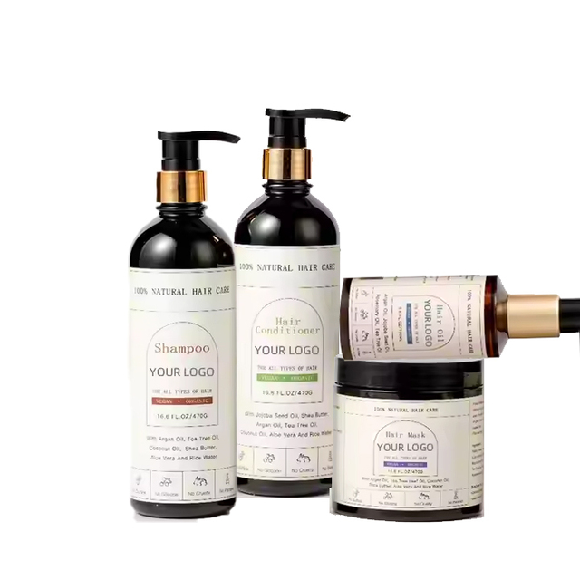 Treatment for Hair Loss Soft Moisturizing Conditioner Cream Hair Mask Hair Growth Oil Collagen Chebe Argan Rice Shampoo Set