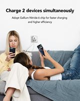 Chargeur USB-C rétractable électrique Pastall 35W PD QC3.0 Charge rapide Pliable Matériel ignifuge OTP pour téléphone portable