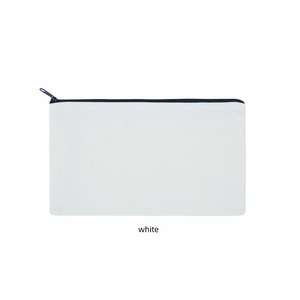 Grands sacs à fermeture éclair portables en toile de coton, élégants et tendance, pour loisirs créatifs, pochettes, trousses à crayons, motif alphabet, pour maquillage et cosmétiques - Product Image 5