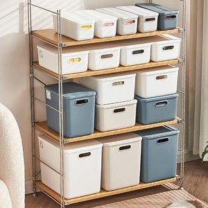 Máy Tính Để Bàn Hộp Lưu Trữ Cho Mỹ Phẩm Quần Áo Đồ Chơi Và Linh Tinh Các Mặt Hàng Nhựa Bao Phủ Hộ Gia Đình Tổ Chức Bin - Product Image 2