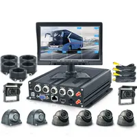 8 CH 1080P Fahrzeug Mobiles digitales Video rekorder system mit 8-teiligen Kameras 10-Zoll-VGA-Monitor MDVR-Lösung