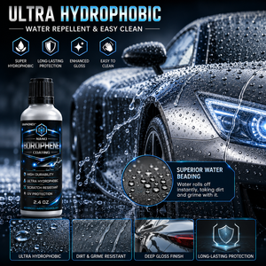 Revêtement céramique pour voiture Nano Borophene, nanotechnologie avancée, protection de peinture ultra hydrophobe, 2,4 oz - Product Image 5