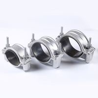 Clip de fixation pour câble en aluminium FRP Trefoil à simple ou quadruple fil, pour gestion des câbles, avec taille de 30-210 mm et plage de température de -40 à 180 °C