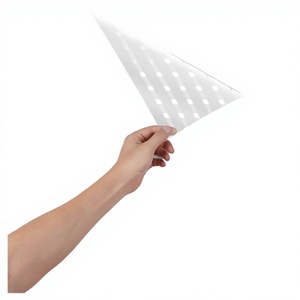 Película de Vinilo para Ventanas LEMON CLOUD, Rayas Verticales, Privacidad, Anti-UV, 96% de Protección, Autoadhesiva, Esmerilada, Estática, Decorativa - Product Image 3
