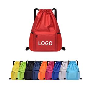 2026 <b>Drawstring</b> <b>Backpack</b> Printed <b>Backpack</b> Simple Travel Promotional Multi-color <b>Drawstring</b> <b>Backpack</b> for Trade Show Giveaways - Product Image 1