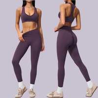 Novedades en Ropa Femenina: Conjunto Deportivo de 2 Piezas para Correr, Yoga y Ejercicio; Leggings y Conjunto de Fitness para Mujer