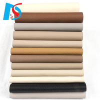 Cuir PU avec grain effet soie imperméable, écologique, cuir PU synthétique