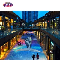 Équipement extérieur interactif de la publicité de projecteur de plancher d'Immersive avec la solution de projection de cartographie