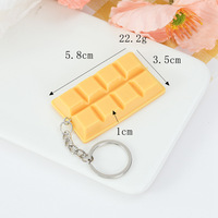 Modèle de chocolat de simulation, autre décoration cadeau, barre de chocolat, plateau de desserts, accessoires de photographie pour vitrine, PVC, pour les 8-13 ans
