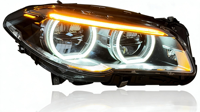 Conjunto de Faros LED para BMW Serie 5 (F10/F18) 2011-2017, Repuesto de Faros Delanteros, Suministro de Fábrica, Piezas de Automóvil -- Un Par