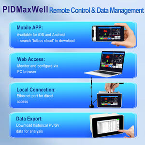 Ramp Soak Wifi Pid Oven Temperatuurregelaar voor Bisque-ovenbranding met 3 SSR-uitgangen en 2 alarmen - Product Image 2