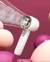 Ventilateur portable sans pales à trois vitesses, alimenté par batterie, mini, Type-C, mains libres, pour séchage de colle à extensions de cils, usage domestique, haute qualité