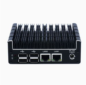 Mini PC Industrial Intel Core i9 i7 de 13ª Generación N12H-E 4K 60Hz con Doble Pantalla, Doble COM RS232 RS485 12-24V para Señalización Digital e IoT - Product Image 1