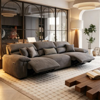 Canapé inclinable électrique VOXHOME, style nordique minimaliste, pour salon, meubles modulaires, tissu résistant aux griffures de chat