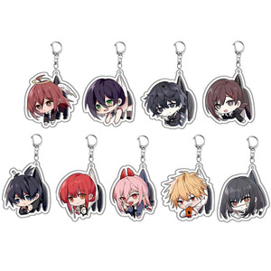 5000 Estilos, Llaveros de Anime de 5cm, Serie <span class=keywords><strong>Chainsaw</strong></span> <span class=keywords><strong>Man</strong></span>, Llavero de Plástico Acrílico de Doble Cara - Product Image 1