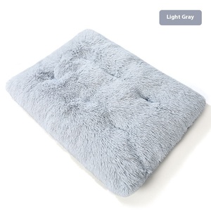 Hot Sale Durable Long Plush Eco-friendly Winter Warm Sleeping Pet Mat Solid Pattern Cat and <strong>Dog</strong> <strong>Bed</strong> 100% Cotton Fill - Product Image 4