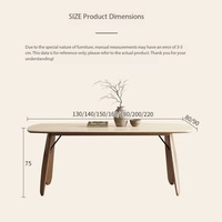 Table et chaises de salle à manger modernes en pierre frittée et bois d'hévéa, style nordique, pour appartement, à assembler – Vente chaude