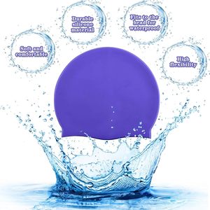 Adult Kids Customize Printing Team Swimming Hats <b>Silicone</b> Swim Cap - Product Image 5