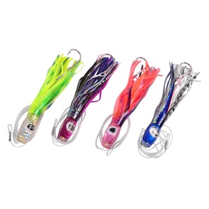 Nhân tạo mềm bạch tuộc váy nhựa cá ngừ trolling mồi Mồi câu cá biển sâu phụ kiện - Product Image 1