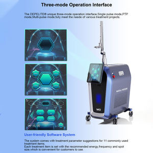 เครื่องลบรอย<span class=keywords><strong>สัก</strong></span>เลเซอร์ Q สวิตช์ ND YAG 1064NM/532nm /755nm/1320nm และเลเซอร์เครื่องล้างคิ้วใบหน้า - Product Image 4