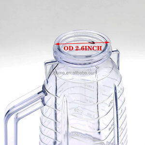 Juego <span class=keywords><strong>de</strong></span> tarro cuadrado <span class=keywords><strong>de</strong></span> plástico <span class=keywords><strong>de</strong></span> 1,25 l <span class=keywords><strong>de</strong></span> repuesto para <span class=keywords><strong>licuadora</strong></span> <span class=keywords><strong>OSTER</strong></span> 4655, jarra clásica, taza PS caliente en América del Sur - Product Image 3