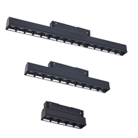 Système d'éclairage linéaire magnétique intelligent 48V à LED sur rail magnétique, lampe LED sur rail magnétique