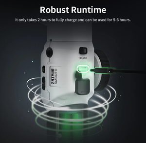 ZHIYUN Smooth-Combo estabilizador de mano, cardán de 3 ejes para teléfono inteligente al aire libre para <span class=keywords><strong>iPhone</strong></span> <span class=keywords><strong>14</strong></span>/13 <span class=keywords><strong>Pro</strong></span> Max Samsung Huawei Xiaomi - Product Image 5