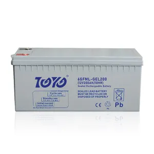 ESG Deep cycle sealed lead acid Maintenance free battery 12v200ah rechargeable good price