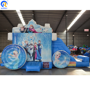 Parque infantil comercial <span class=keywords><strong>Frozen</strong></span> Princess Carriage <span class=keywords><strong>Castillo</strong></span> hinchable Casa <span class=keywords><strong>de</strong></span> rebote inflable <span class=keywords><strong>Castillo</strong></span> inflable personalizado con tobogán - Product Image 4